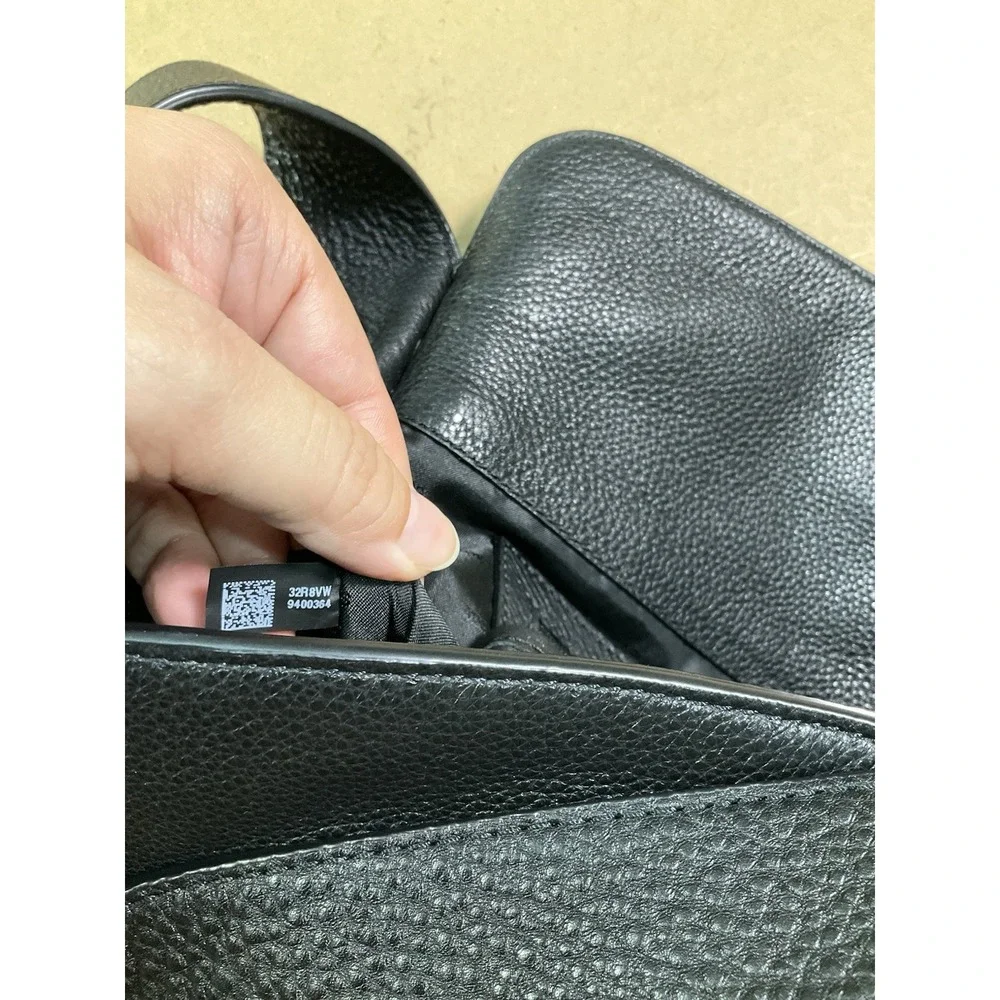 Michael Kors Astor Silver Studded Black Leather Large Hobo